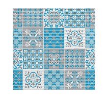 Коврик Vilina Преображение 7093-225PT-turquoise 80х1500 см, рулон