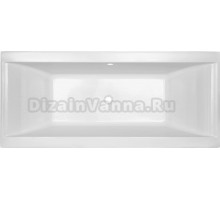 Акриловая ванна CBath Poseidon 170x75 см, встраиваемая, белая, с каркасом