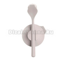 Щетка Brabantia SinkSide 230226 для мытья посуды с держателем на присоске, серая