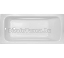 Акриловая ванна CBath Muse 180x70 см, встраиваемая, белая, с каркасом