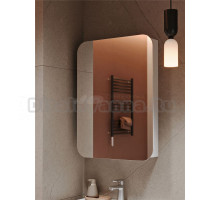 Зеркало-шкаф Alavann Cosmetic 50x75 с приближением, глянцевый белый