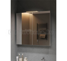 Зеркало-шкаф Alavann Cosmetic трюмо 90x80 с приближением, глянцевый белый