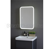 Зеркало-шкаф Alavann Cosmetic Light 60x80 с приближением, с подсветкой, глянцевый белый