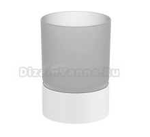 Стакан для зубных щеток Timo Saona 13231/16 белый, стеклянный