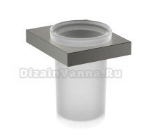 Стакан для ванной Timo Petruma 15233/18 настенный, черный, стеклянный