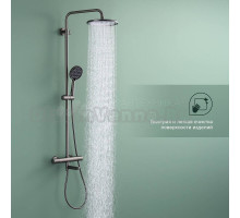 Душевая стойка Splenka S223 S223.26.09 с термостатом, графит