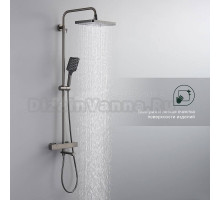 Душевая стойка Splenka S224 S224.26.09 с термостатом, графит