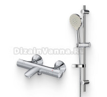 Душевой комплект Термостат AM.PM Like F8050000, для ванны с душем + Гарнитур F0180064