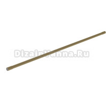 Телескопический карниз для ванны Сунержа 032-3015-1500 151 см, прямой, матовое золото