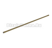 Телескопический карниз для ванны Сунержа 032-3015-1600 161 см, прямой, матовое золото