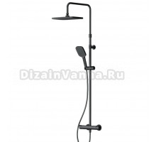 Душевая стойка AM.PM Func F078F422 с термостатом, черная