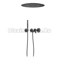 Душевой комплект Timo Petruma SX-2358/03SM С ВНУТРЕННЕЙ ЧАСТЬЮ, с термостатом, черный