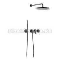 Душевой комплект Timo Saona SX-2348/18SM С ВНУТРЕННЕЙ ЧАСТЬЮ, черное золото