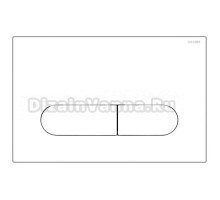 Кнопка смыва для унитаза AZARIO NEW AZ-004 пластик, цвет глянцевый белый