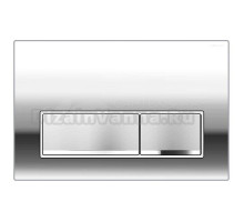 Кнопка смыва для унитаза AZARIO NEW AZ-015 пластик, цвет глянцевый хром