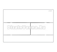 Кнопка смыва для унитаза AZARIO NEW AZ-013 пластик, цвет глянцевый белый