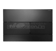 Кнопка смыва для унитаза AZARIO NEW AZ-013 пластик, цвет матовый черный