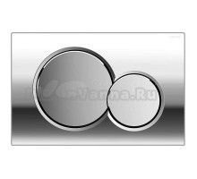 Кнопка смыва для унитаза AZARIO NEW AZ-010 пластик, цвет глянцевый хром