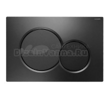 Кнопка смыва для унитаза AZARIO NEW AZ-010 пластик, цвет матовый черный