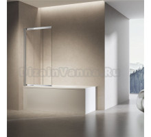 Шторка на ванну Vincea VSB-6E900CL-R, 900*1400, хром, стекло прозрачное, правая