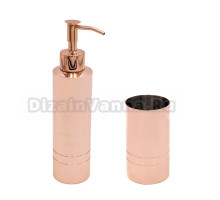 Набор Стакан Ridder London 2106102 медь + Дозатор 2106502 медь