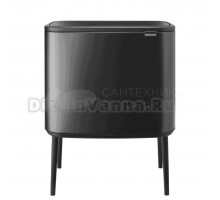 Мусорное ведро Brabantia Bo Touch Bin 233586 11 + 11 + 11 л, темно-серое