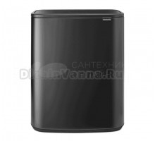 Мусорное ведро Brabantia Bo Touch Bin 30 + 30 л, темно-серое