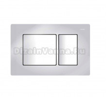 Кнопка смыва для унитаза AZARIO AZ-8200-0031 пластик, цвет глянцевый хром