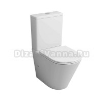 Унитаз-компакт напольный Grossman GR-4450MSQ с микролифтом, белый матовый