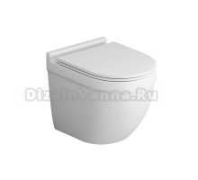 Унитаз подвесной Grossman GR-4483MSQ с микролифтом, белый матовый