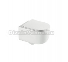 Унитаз подвесной Grossman GR-4416SQ с микролифтом, белый глянец