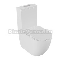 Унитаз-компакт напольный Grossman GR-4494MSQ с микролифтом, белый матовый