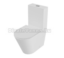 Унитаз-компакт напольный Grossman GR-4458MSQ с микролифтом, белый матовый