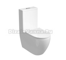 Унитаз-компакт напольный Grossman GR-4419S с микролифтом, белый глянец