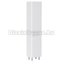 Шкаф-пенал для ванной EQUIL Nice 40 напольный, матовый белый