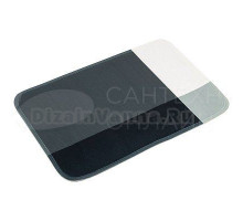 Коврик Рыжий кот Cubes 40x60 см, серо-черный