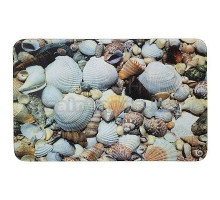 Коврик Рыжий кот Ракушка 50x80 см