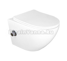 Унитаз подвесной AZARIO Allegro AZ-3105B с функцией биде, глянцевый белый