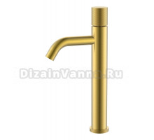 Смеситель для раковины Boheme Stick 122-MG.2 mat gold ручка touch