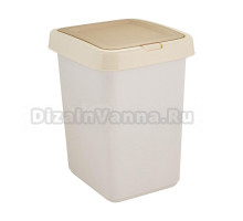 Мусорное ведро Spin&Clean Step 220189 25 л, кофейное