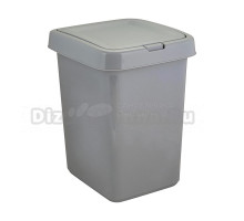 Мусорное ведро Spin&Clean Step 220200 25 л, серое