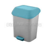 Мусорное ведро Spin&Clean Step 256281 15 л, небесное