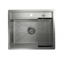 Мойка кухонная Granula Kitchen Space 6051 матовая сталь