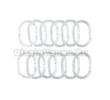 Крючки для шторы Рыжий кот 242546 прозрачные