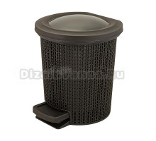 Мусорное ведро Spin&Clean Soul 249493 6 л, венге