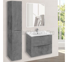 Мебель для ванной комнаты Vincea Mia 60 бетон, раковина VCB-3M600W