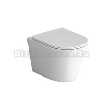 Унитаз подвесной Grossman GR-4477MSQ с микролифтом, белый матовый