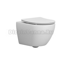 Унитаз подвесной Grossman GR-4457MSQ с микролифтом, белый матовый