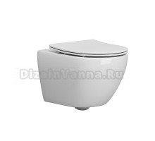 Унитаз подвесной Grossman GR-4457SQ с микролифтом, белый глянец