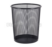 Мусорное ведро Рыжий кот 213835 9.38 л, матовое черное